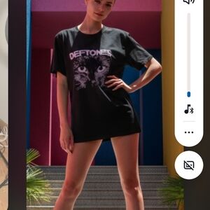 Deftones Black Graphic T-Shirt